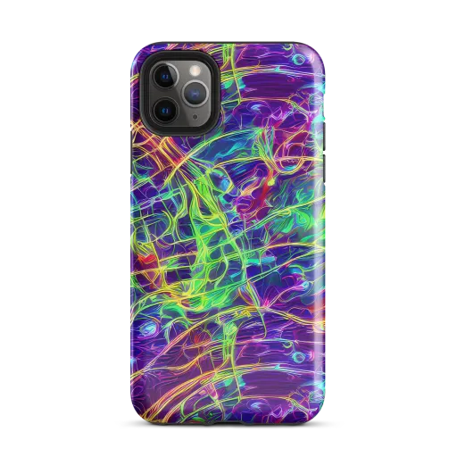 Fluorescent Vines on a Tough Case for iPhone®