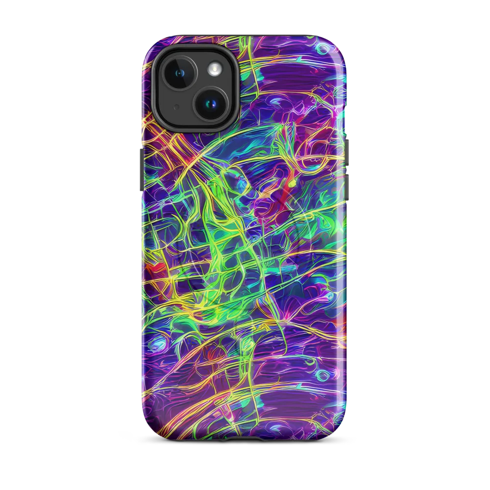 Fluorescent Vines on MagSafe Tough Case for iPhone® — Front