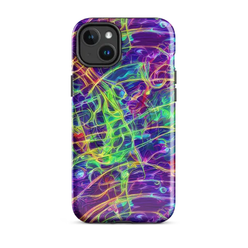 Fluorescent Vines on a MagSafe Tough Case for iPhone®