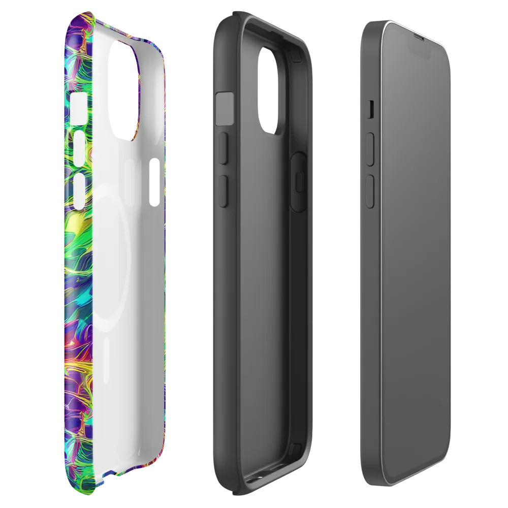 Fluorescent Vines on MagSafe Tough Case for iPhone® — Front