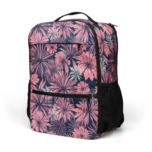 Midnight Coral Garden on a Utility Backpack