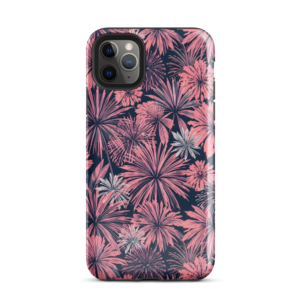 Midnight Coral Garden on Tough Case for iPhone® — Front