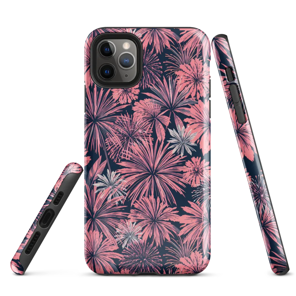 Midnight Coral Garden on Tough Case for iPhone® — Front