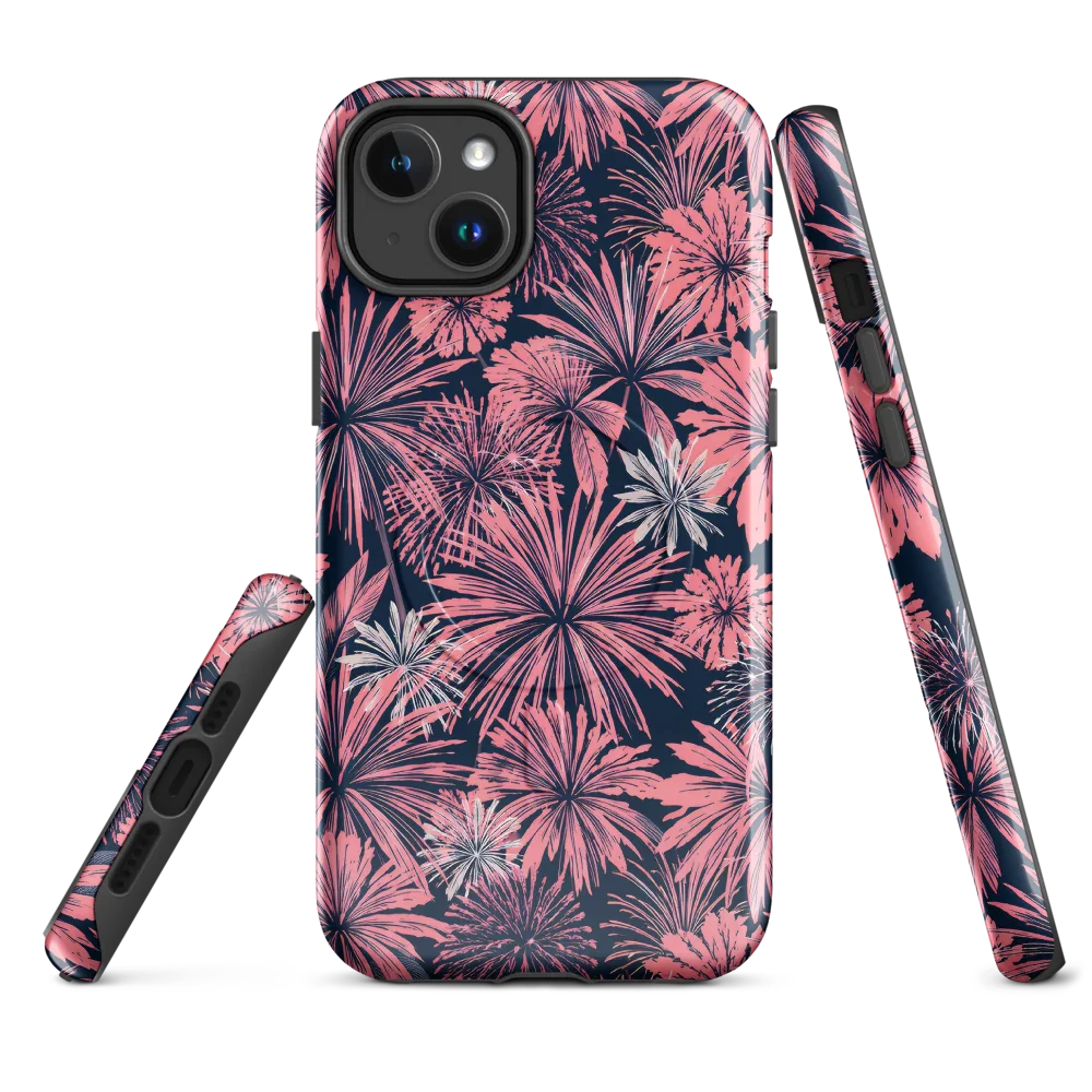 Midnight Coral Garden on MagSafe Tough Case for iPhone® — Front