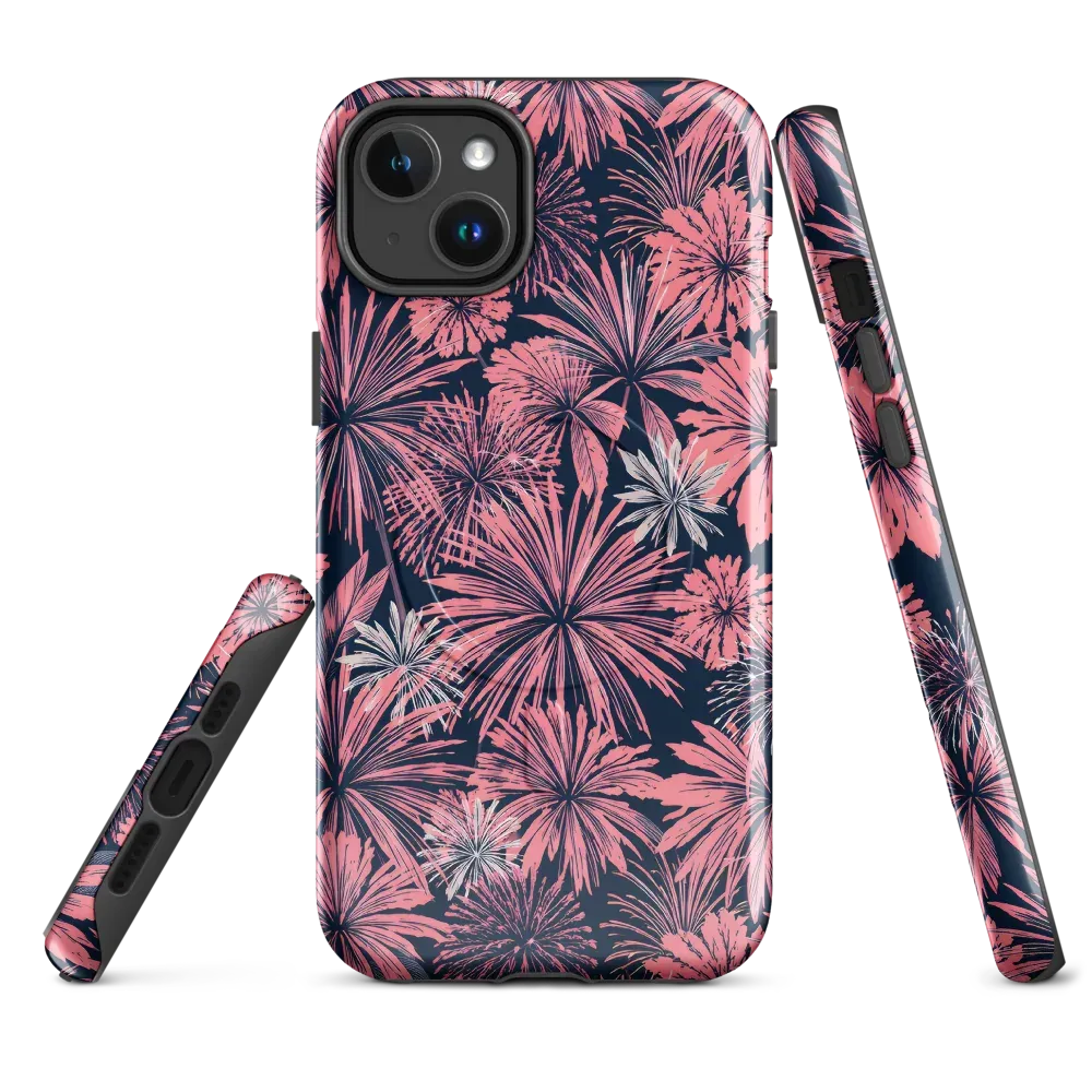 Midnight Coral Garden on MagSafe Tough Case for iPhone® — Front