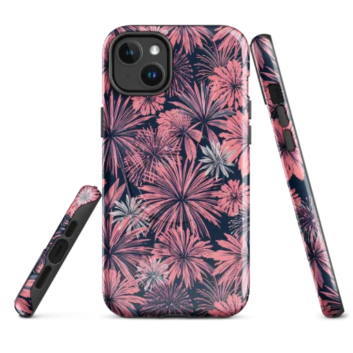Midnight Coral Garden on a MagSafe Tough Case for iPhone®