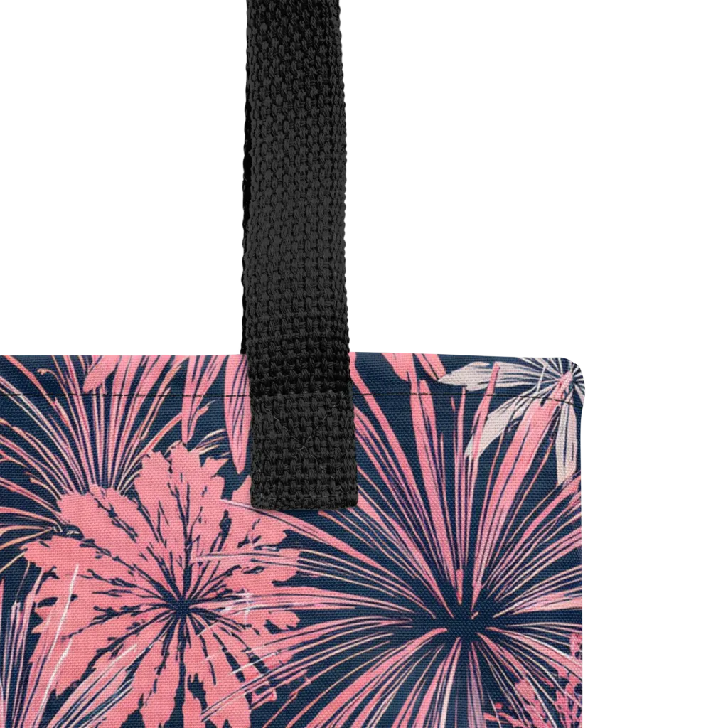 Midnight Coral Garden on Tote Bag — Product details
