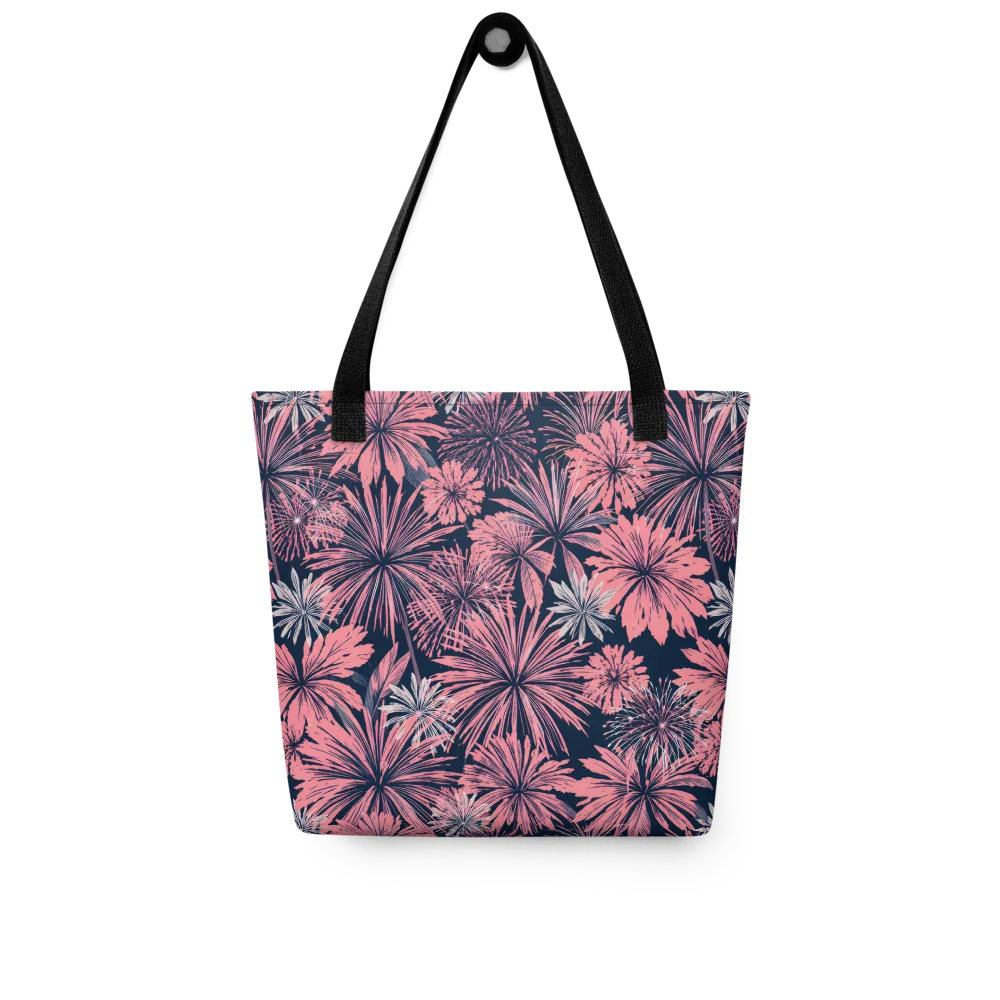Midnight Coral Garden on Tote Bag — Front