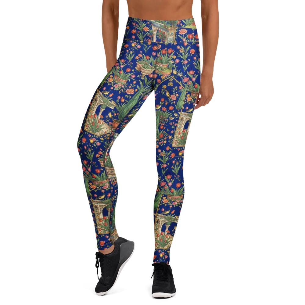Cypress Aviary on Yoga Leggings — Front