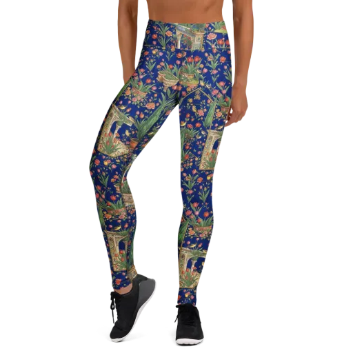 Cypress Aviary on a Yoga Leggings