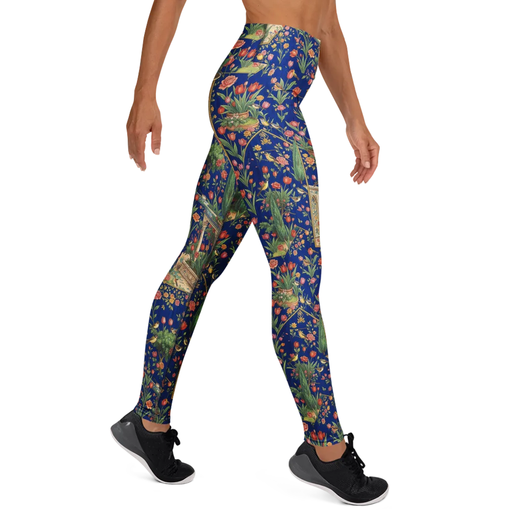 Cypress Aviary on Yoga Leggings — Right