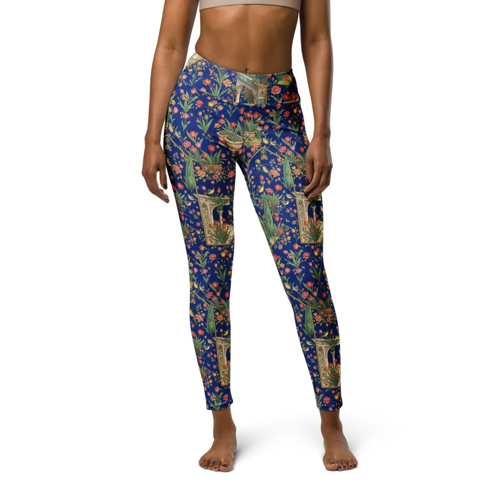 Cypress Aviary on Yoga Leggings — Front
