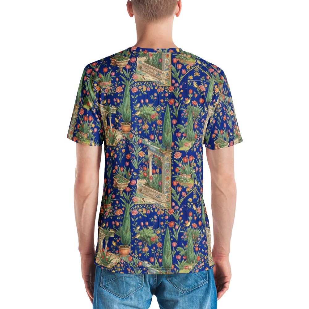 Cypress Aviary on Men's Crew Neck T-Shirt — Back