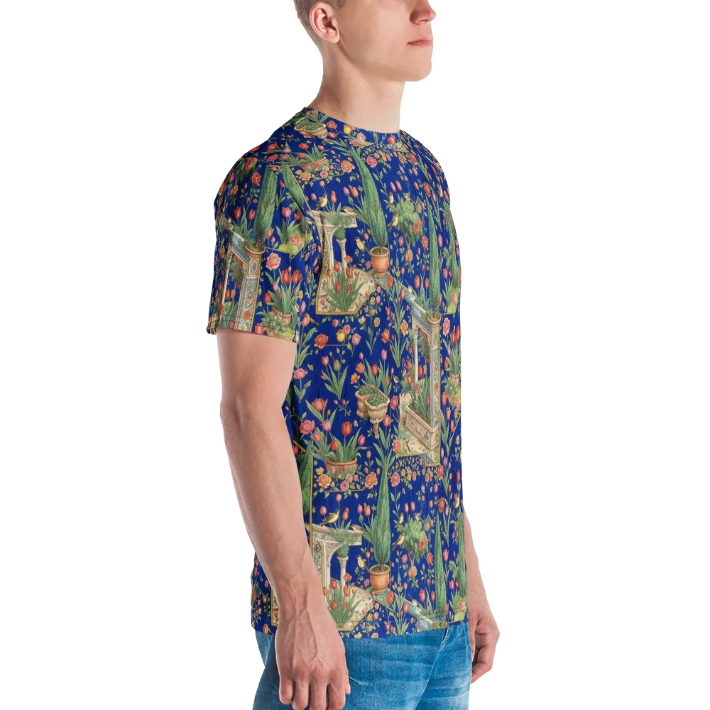 Cypress Aviary on Men's Crew Neck T-Shirt — Right