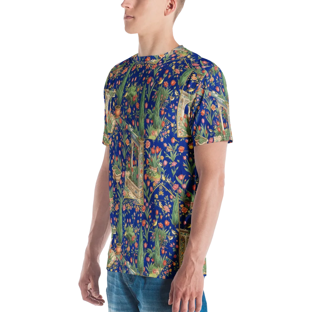 Cypress Aviary on Men's Crew Neck T-Shirt — Left