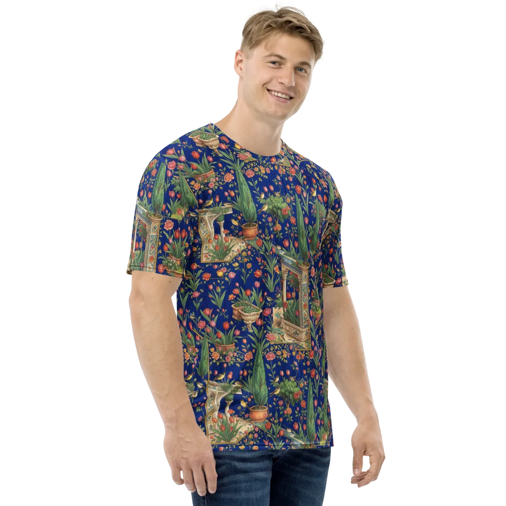 Cypress Aviary on Men's Crew Neck T-Shirt — Right