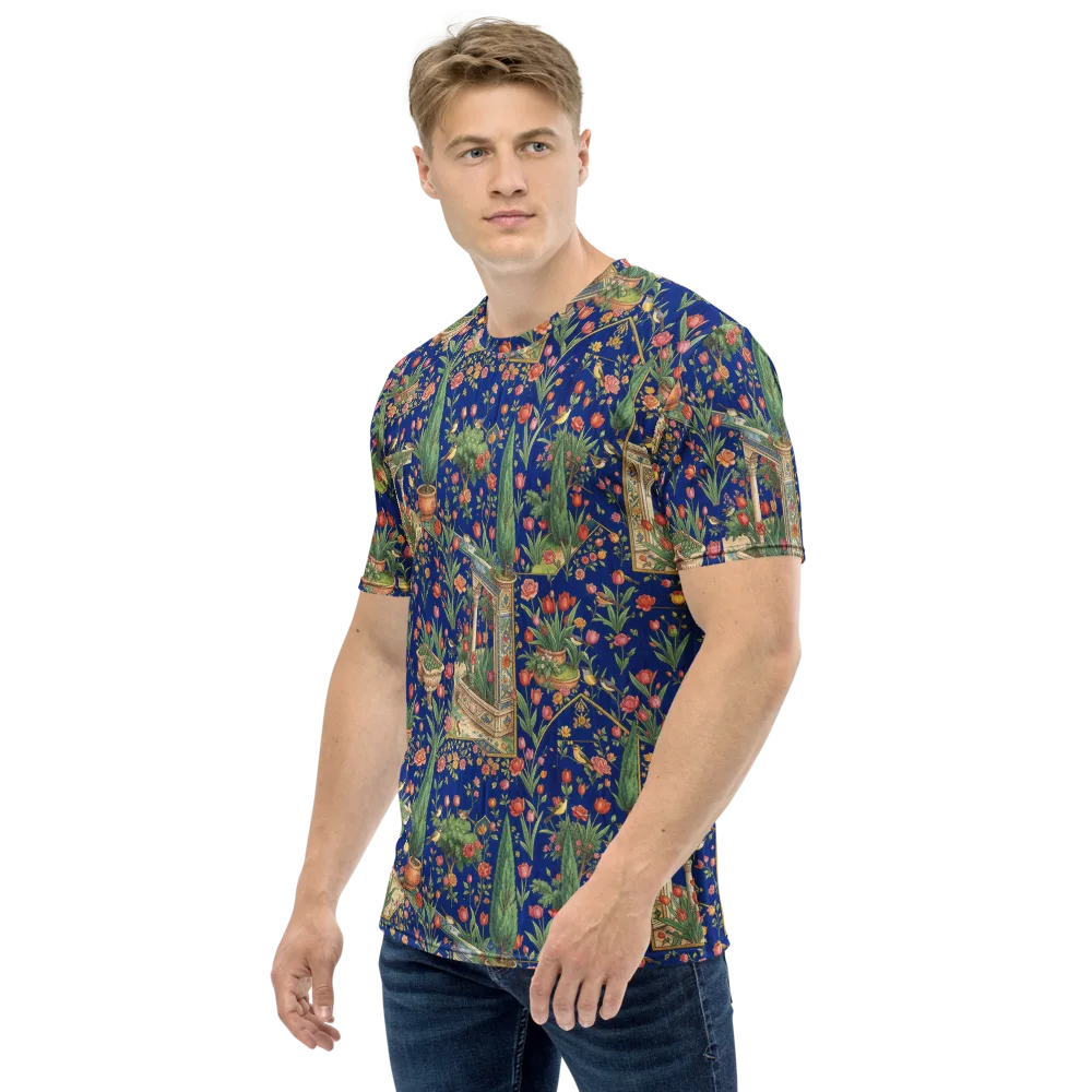 Cypress Aviary on Men's Crew Neck T-Shirt — Left