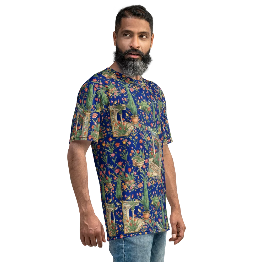 Cypress Aviary on Men's Crew Neck T-Shirt — Right