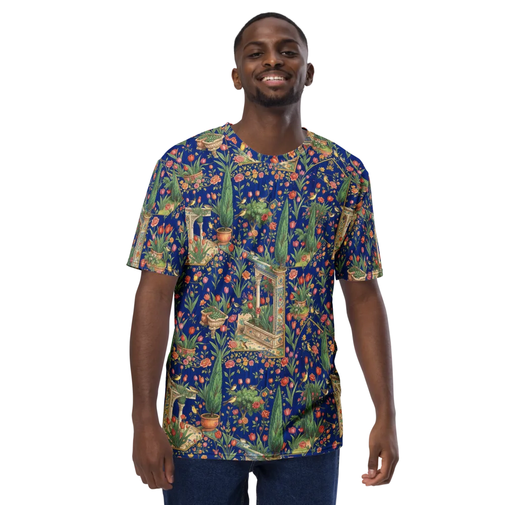 Cypress Aviary on Men's Crew Neck T-Shirt — Front