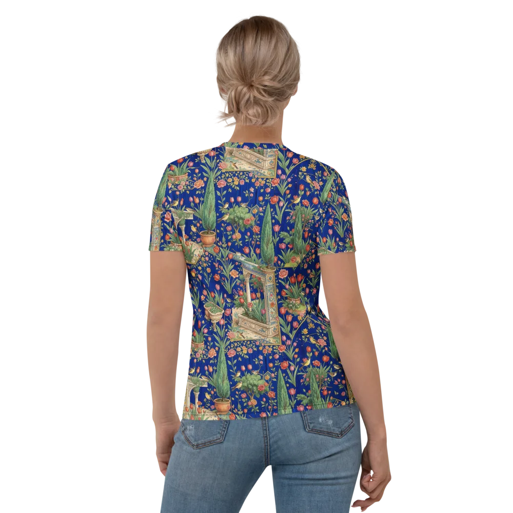 Cypress Aviary on Women's Crew Neck T-Shirt — Back
