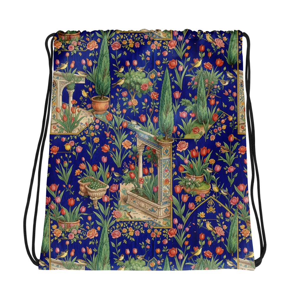 Cypress Aviary on Drawstring Bag — Photo