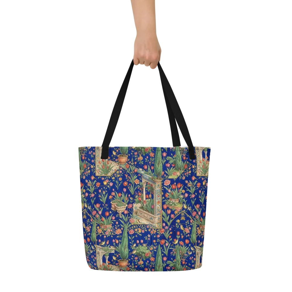 Cypress Aviary on Large Tote Bag W/ Pocket — Front