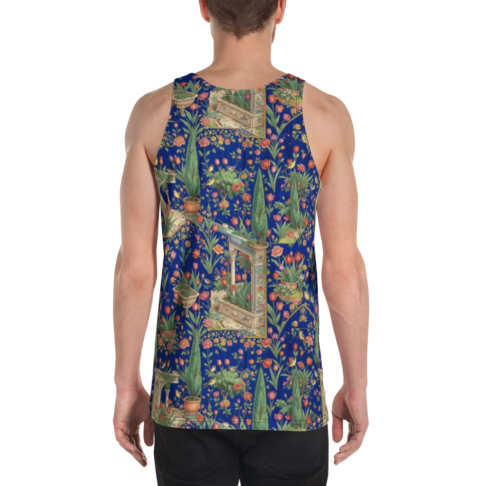 Cypress Aviary on Men's Tank Top — Back