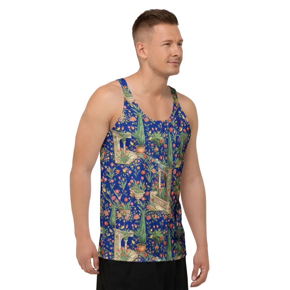 Cypress Aviary on Men's Tank Top — Right Front