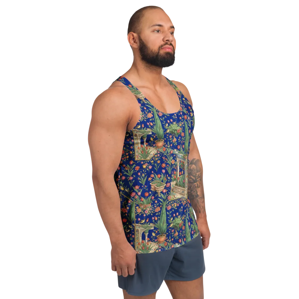Cypress Aviary on Men's Tank Top — Right Front