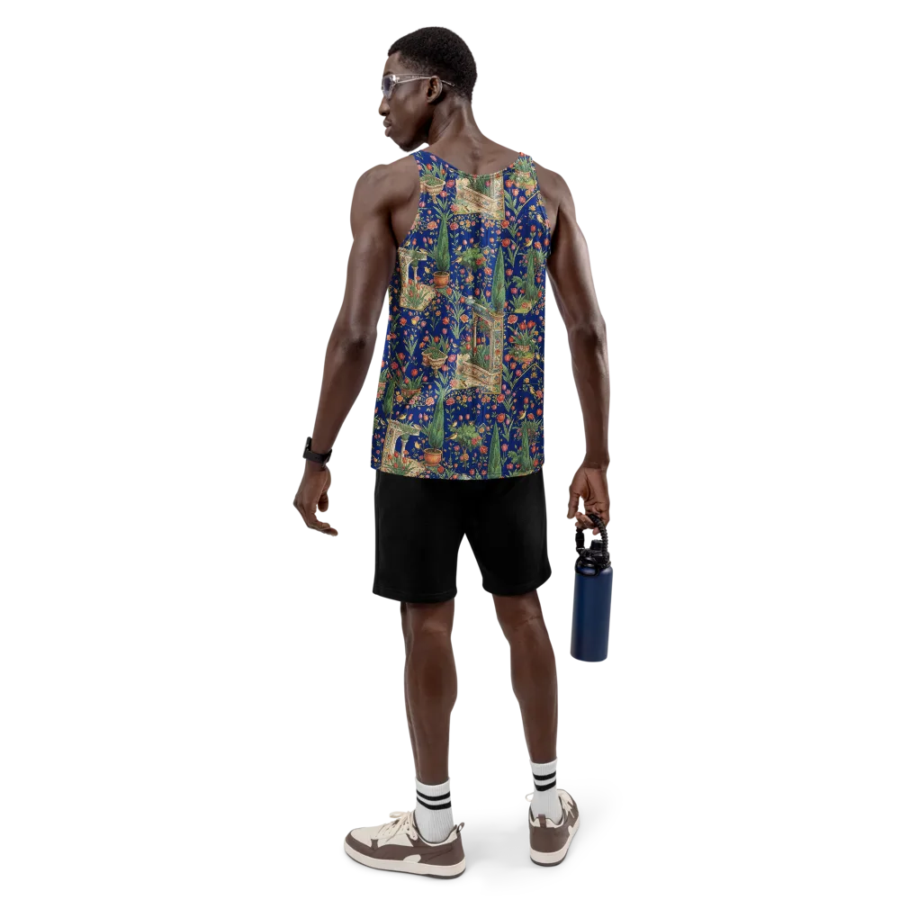 Cypress Aviary on Men's Tank Top — Back