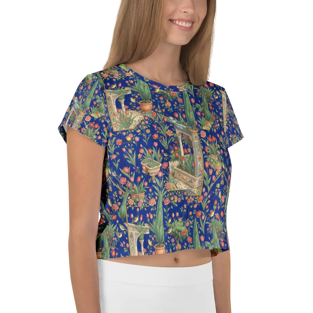 Cypress Aviary on Crop Tee — Right