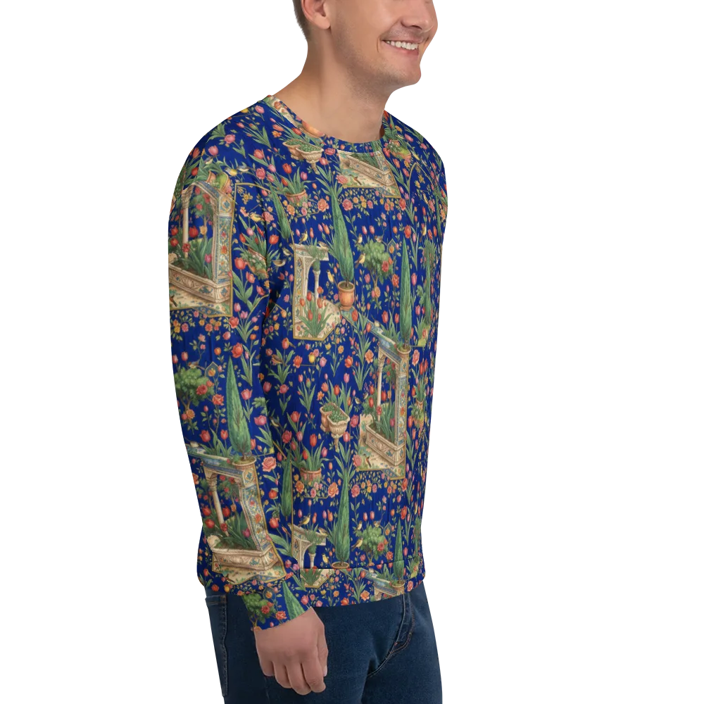 Cypress Aviary on Sweatshirt — Right Front