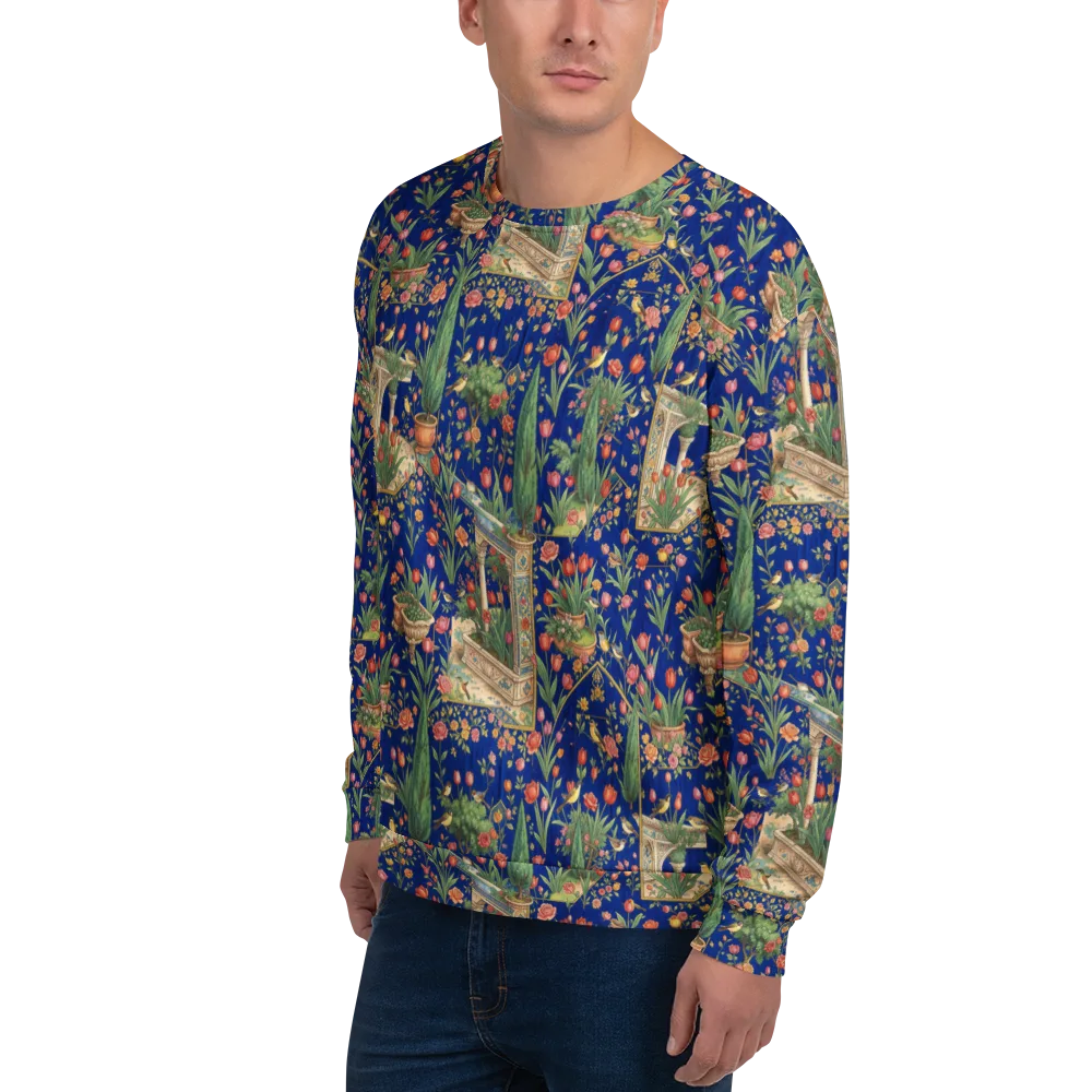 Cypress Aviary on Sweatshirt — Left Front