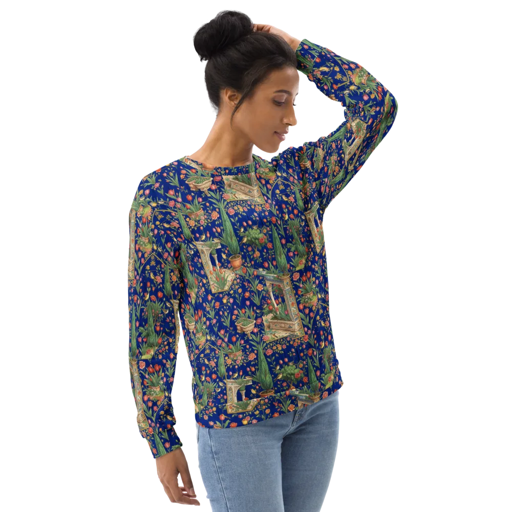 Cypress Aviary on Sweatshirt — Right Front