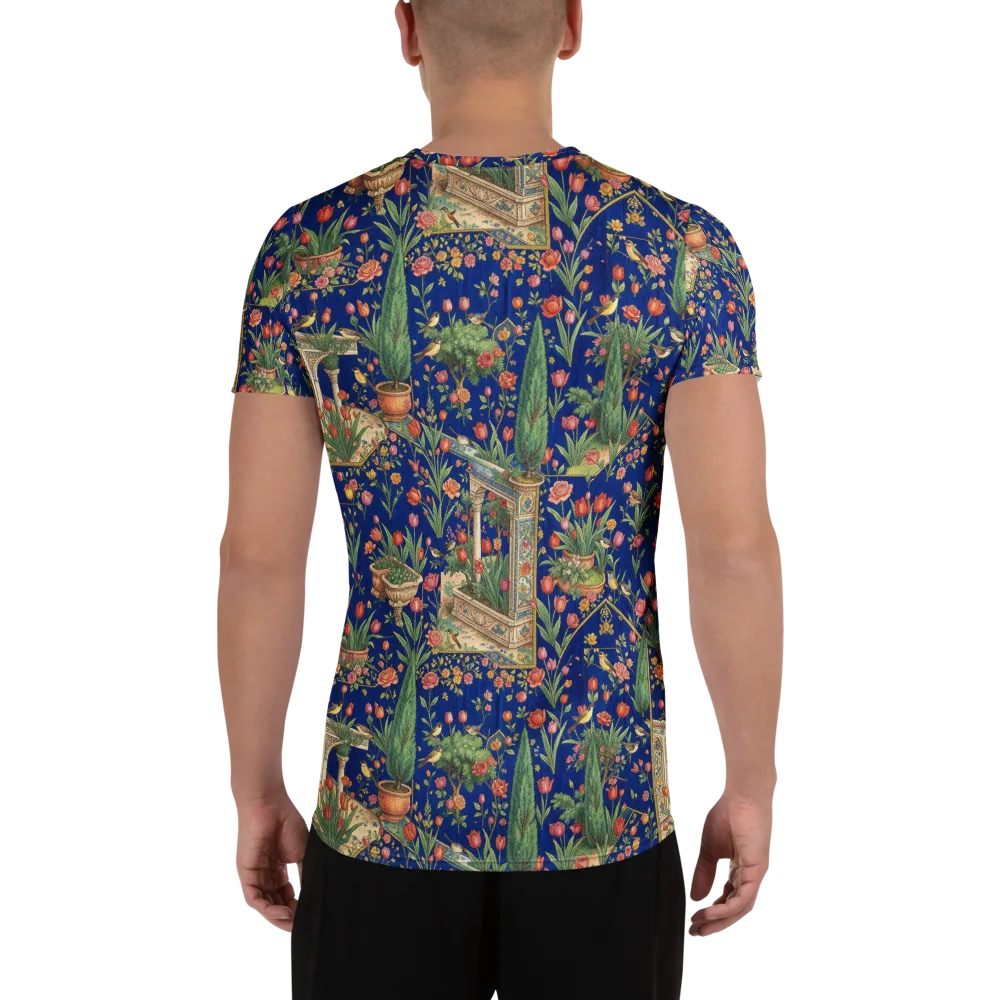 Cypress Aviary on Men's Athletic T-Shirt — Back