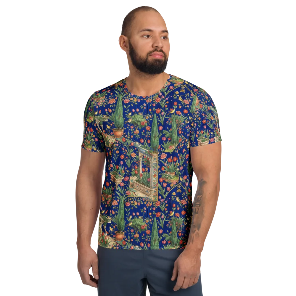 Cypress Aviary on Men's Athletic T-Shirt — Front