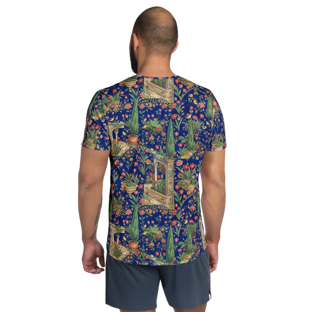 Cypress Aviary on Men's Athletic T-Shirt — Back