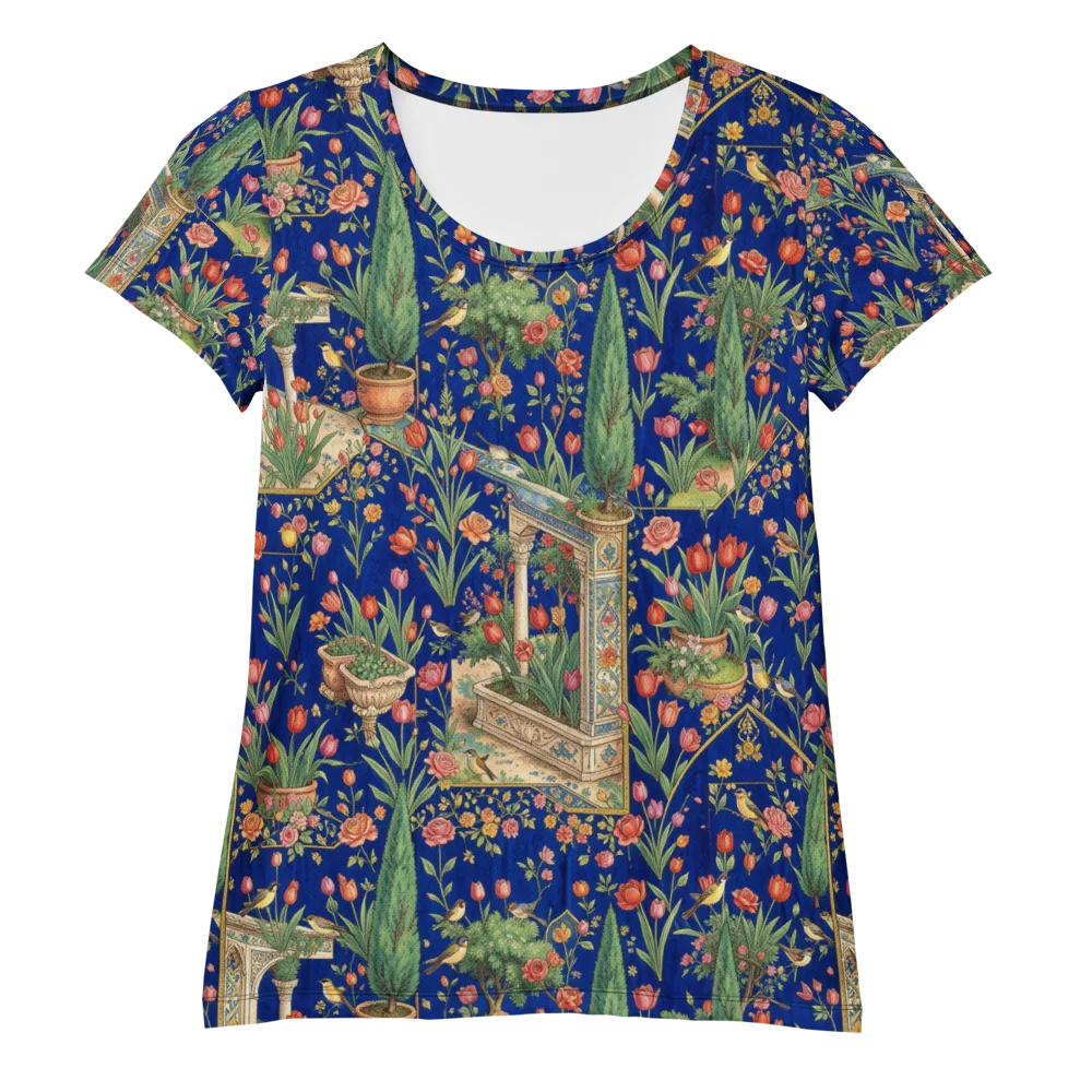 Cypress Aviary on Women's Athletic T-Shirt — Front