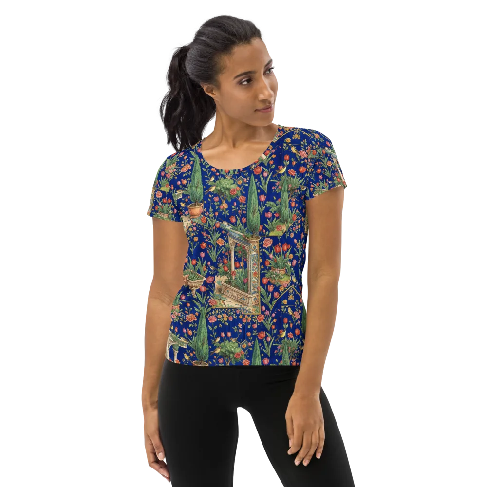 Cypress Aviary on Women's Athletic T-Shirt — Front