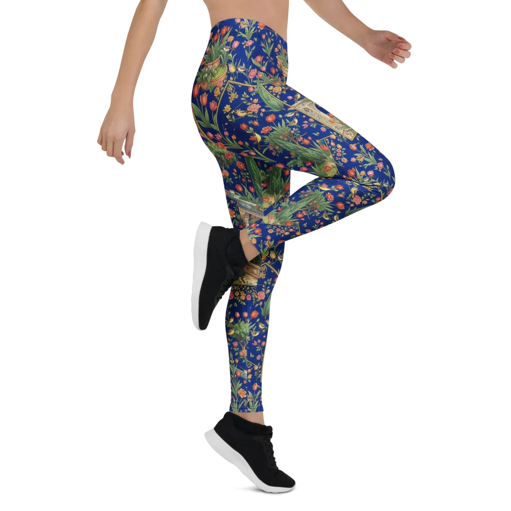 Cypress Aviary on Leggings — Right