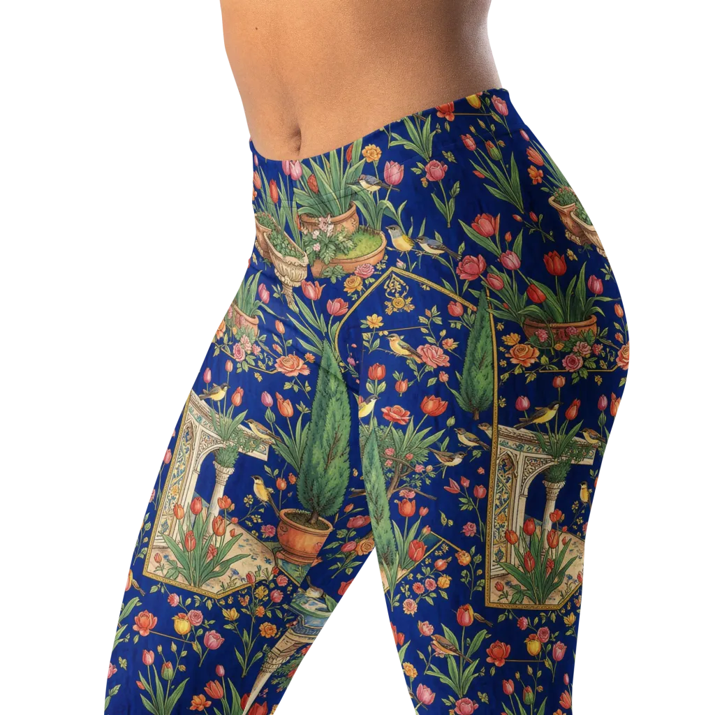 Cypress Aviary on Leggings — Left Front
