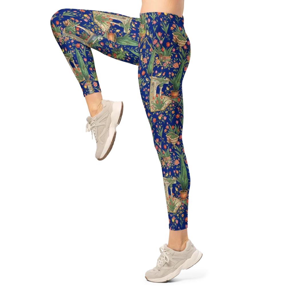 Cypress Aviary on Leggings — Left