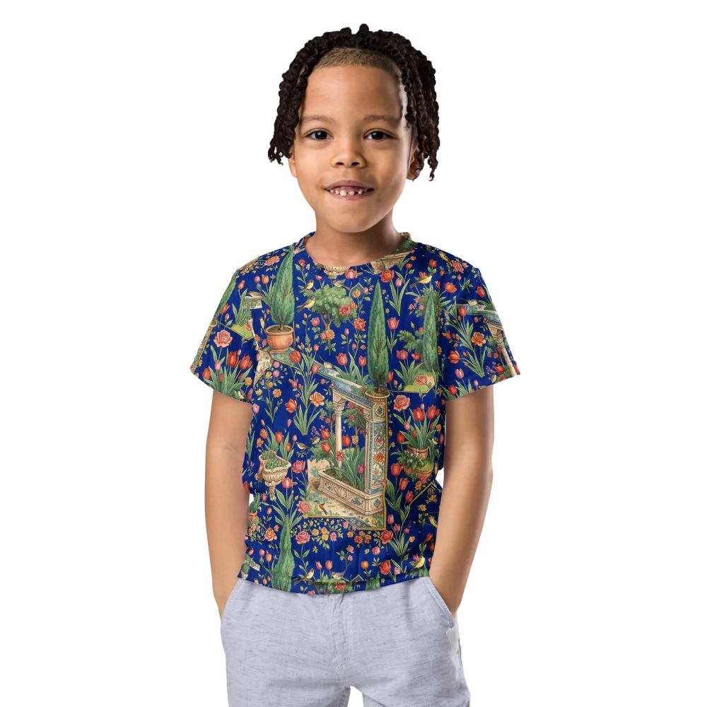 Cypress Aviary on Kids Crew Neck T-Shirt — Front