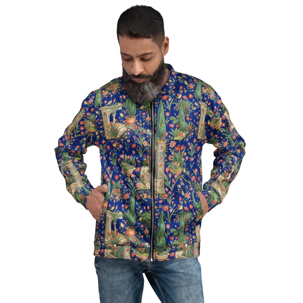 Cypress Aviary on Bomber Jacket — Front