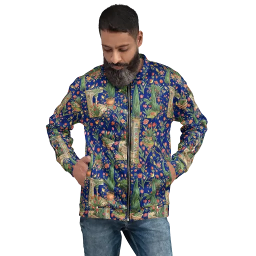 Cypress Aviary on a Bomber Jacket