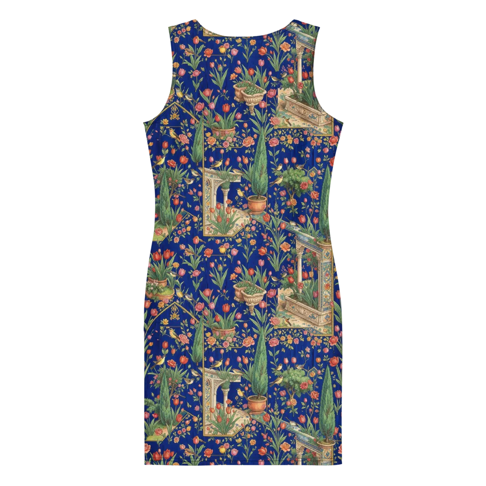 Cypress Aviary on Bodycon Dress — Back