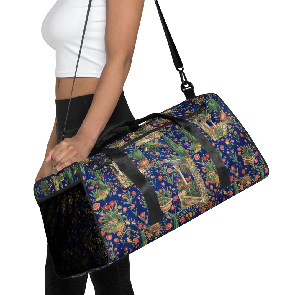 Cypress Aviary on Duffle Bag — Front