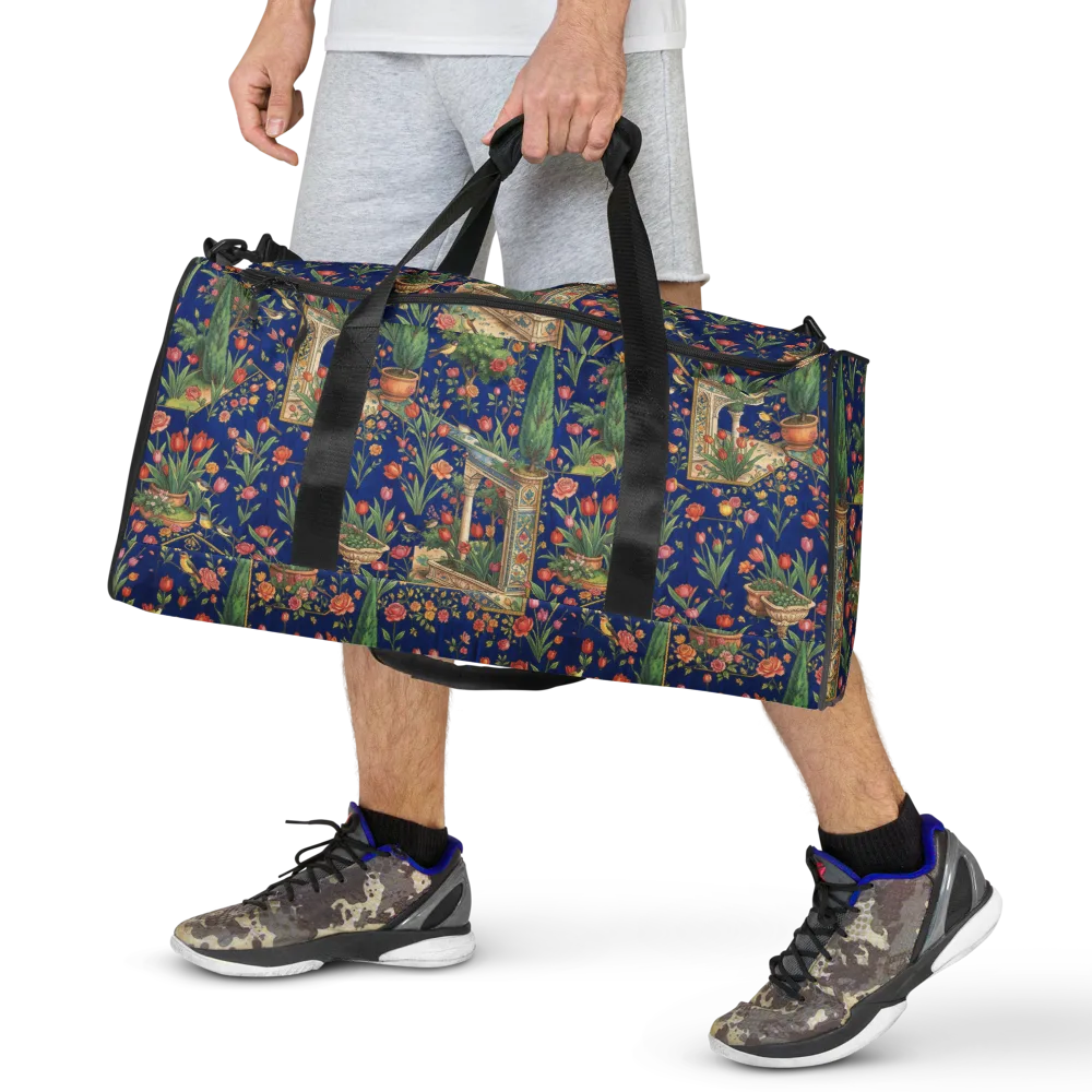Cypress Aviary on Duffle Bag — Front