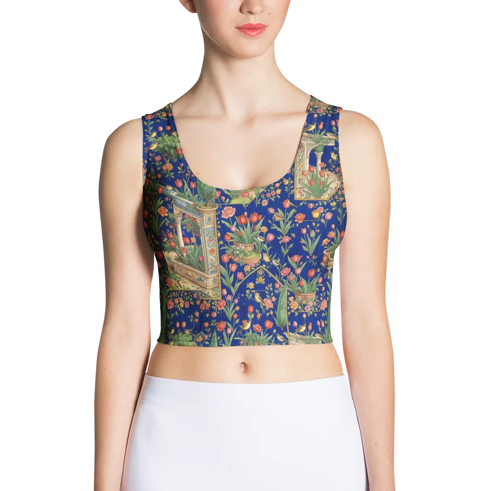 Cypress Aviary on Crop Top — Front
