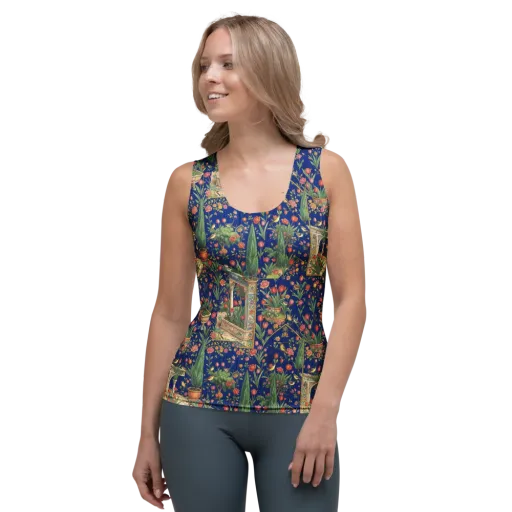 Cypress Aviary on a Women's Tank Top